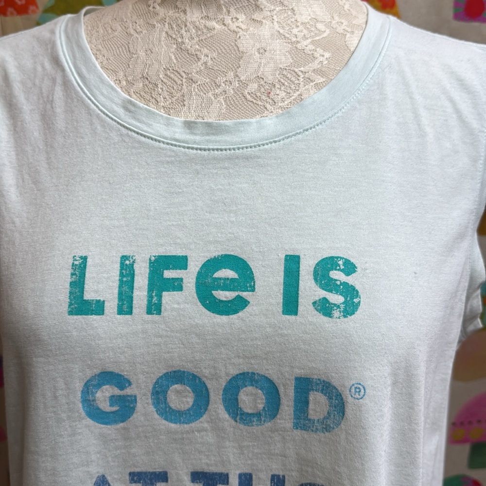 Life is Good Women’s Tank Top. Large - Picture 2 of 8